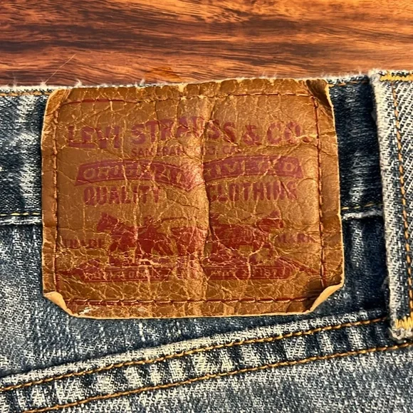 Vintage LEVI'S Slim Straight 514 W32 L34 - Picture 4 of 7